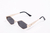 Oculos de Sol Mirror Dourado Lente Preta - comprar online