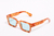 Oculos de Sol Saturno Laranja Tartarugado - comprar online