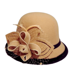 Chapéu Fedora com Fita Bowknot da Nelule: Mantenha-se Aquecida e Estilosa - comprar online