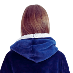 Cobertor Sherpa Wearable com Mangas da Nelule - Combinação de Conforto e Estilo para o Inverno na internet