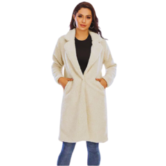 Casaco jaqueta de pele sintético Nelule de pelúcia - comprar online