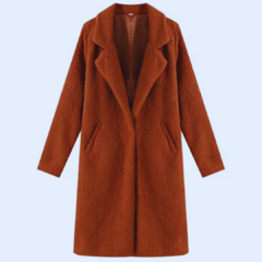 Casaco jaqueta de pele sintético Nelule de pelúcia - Nelule Moda Feminina 