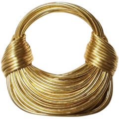 Bolsa artesanal noite dourada-Nelule na internet