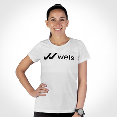 REMERA MUJER WEIS LOGO / BLANCA