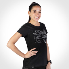 REMERA MUJER PROFILE / NEGRA - comprar online