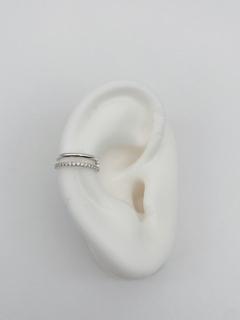 Piercing Conch de Prata com Zircônia - Kapratas