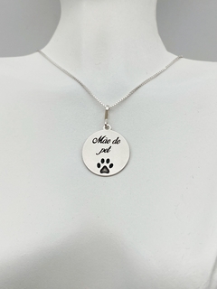 Colar Mãe de Pet Prata - comprar online