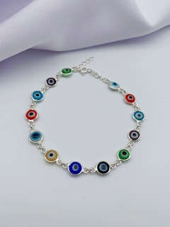 Pulseira de Olho Grego Colorido - comprar online