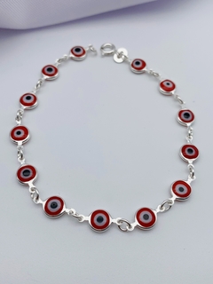 Pulseira de Olho Grego Vermelho