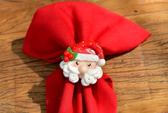 Porta guardanapo Papai Noel em Biscuit - comprar online