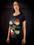 CAMISETA BABY LOOK SKULL ROSES - comprar online