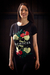 CAMISETA BABY LOOK SKULL ROSES