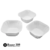 Set x 3 Copetineros Conicos Porcelana Blanca 9 cm Codigo 91665 - comprar online