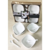 Set x 4 Copetineros Conicos Porcelana Blanca 9 cm Codigo 91655 - comprar online