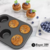 Molde Muffin Cupcakes x 6 Antihaderente de Teflon Código 77088 - comprar online