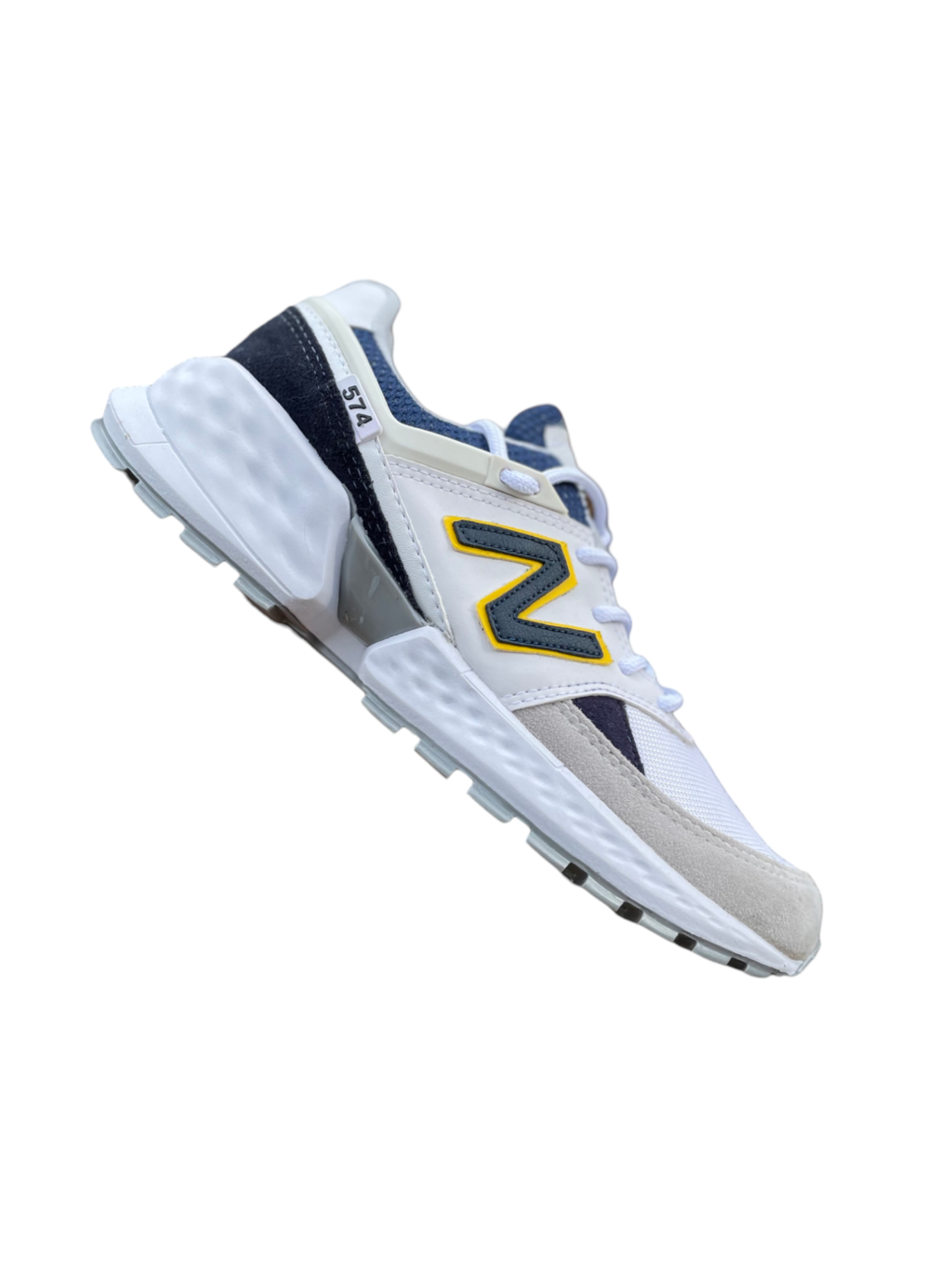 Tenis 574 Masculino New Balance Branco Azul