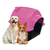 Casinha Pet Raças Médias e Grandes N5 Iglu para Cachorro Rosa