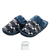 Pantufa Masculina Xadrez Azul 44/45 - MaisCompras.com.br