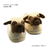 Pantufas de Cachorro Pug 3D Tamanho Único - MaisCompras.com.br