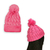 Touca com Pompom - Rosa - MaisCompras.com.br