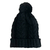 Touca De Frio Com Pompom Preta Gorro De Lã Tricot Inverno na internet