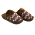 Pantufa Masculina Xadrez Marrom 42/43 - loja online