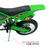 Moto de Motocross de Brinquedo com Apoio - Verde - MaisCompras.com.br