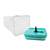 Kit Organizador Hermético Dubai Verde Tiffany 5 Litros - MaisCompras.com.br