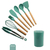 Conjunto de Utensilios Silicone 8 Peças - Verde Escuro - MaisCompras.com.br