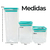 Kit Organizador Hermético Dubai Verde Tiffany 5 Litros - comprar online