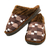 Pantufa Masculina Xadrez Marrom 42/43