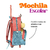 Mochila de Rodinha Infantil - Girafa - loja online