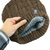 Kit Gorro de Frio e Cachecol Estilo Gola - Marrom - MaisCompras.com.br