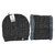 Kit Gorro de Frio e Cachecol Estilo Gola - Preto - comprar online