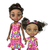 Boneca Juju Mommy Mamãe E Filhinha Negra Com Acessórios - MaisCompras.com.br