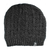 Kit Gorro de Frio e Cachecol Estilo Gola - Preto