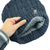 Kit Gorro de Frio e Cachecol Estilo Gola - Azul Marinho - comprar online