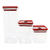 Kit Organizador Hermético Dubai Vermelho 5 Litros - comprar online