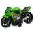 Super Moto 1600 Esportiva com Rodas com Fricção - Verde - comprar online