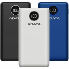 Cargador Portátil (Power Bank), Adata, 20.000mAh, Quick Charge 3.0, TIPO A Y C