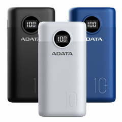 Cargador Portátil (Power Bank), Adata, 10.000mAh, Quick Charge 3.0, TIPO A Y C