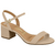 Sandalia Feminina Vizzano Salto Baixo Bloco 6291.900 - comprar online