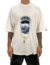 Camiseta semi long oversized balaclava chain - loja online