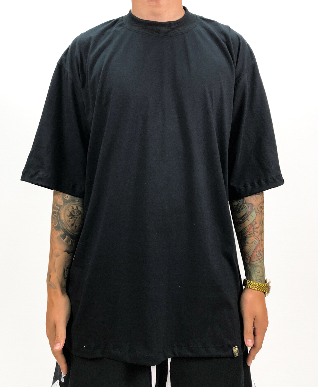 Camiseta Oversized Black Cotton