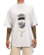 Camiseta semi long oversized balaclava chain - used3