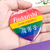 Bottons de coração holográficos Fujoshi, Fudanshi e Fujin - Lúcia Lemos | Produtos Geek e Kawaii | Livros de Fantasia | Animes