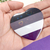 Bottons de coração holográficos bandeiras do Orgulho LGBTQIAPN+ - comprar online