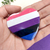 Bottons de coração holográficos bandeiras do Orgulho LGBTQIAPN+ - loja online