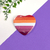 Bottons de coração holográficos bandeiras do Orgulho LGBTQIAPN+ - comprar online