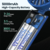 Ventilador Portátil Recarregável USB Topk-Mini: Compacto, 4 Velocidades, com Colhedor, Base e Bateria de 2400mAh - Leechineo - A Melhor Maneira de Simplificar o Futuro!